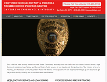 Tablet Screenshot of certifiedmobilenotary.com